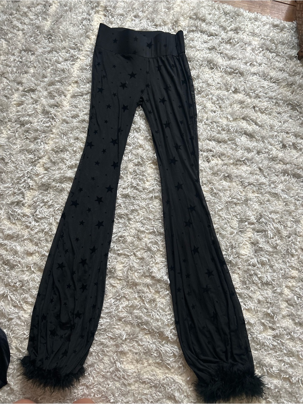 mesh star pants